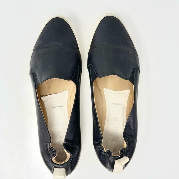 Ron White Nell Black Leather Slip On Shoes Size 39.5 - Picture 7 of 10